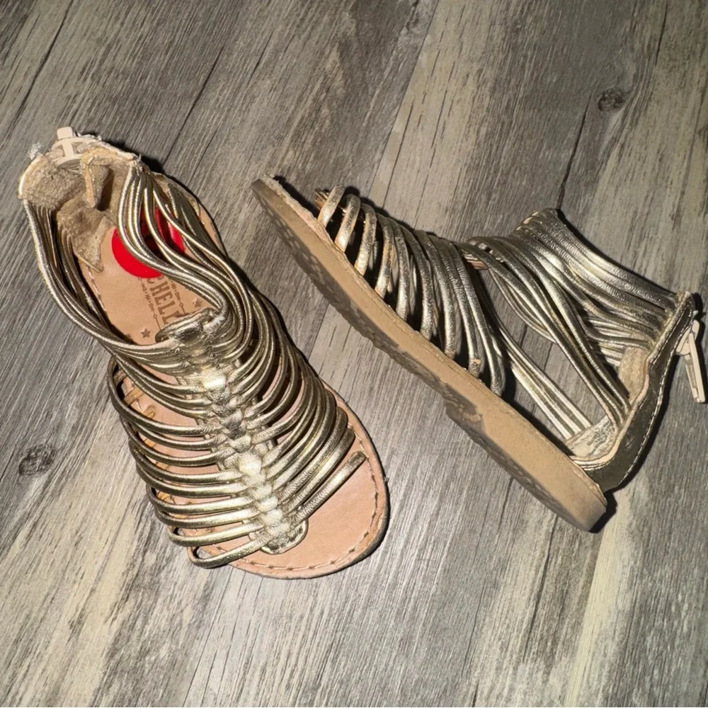 Seychelles Kids Gold Gladiator Sandals